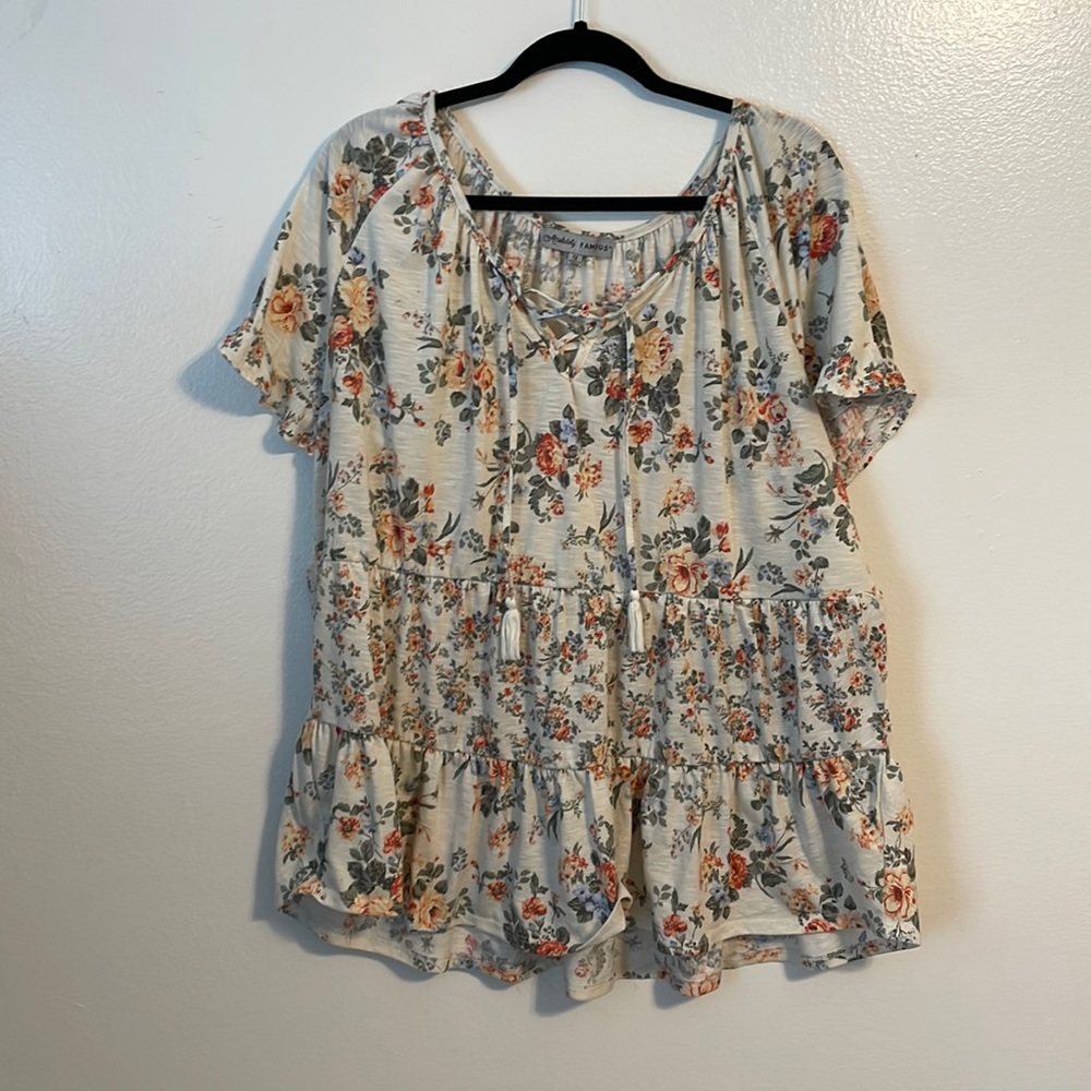 absolutely famous boho floral top